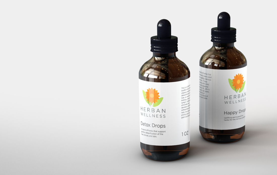Identity, Web, and Packaging Design | Herban Wellness